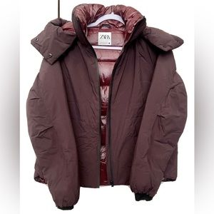 Zara cropped puffer jacket Xsmall